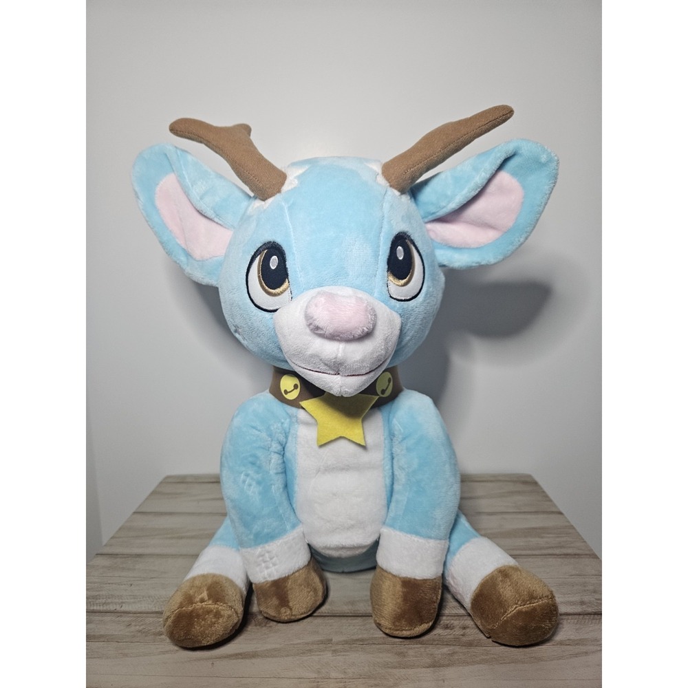 Macy's Thanksgiving Day Parade Tiptoe Blue Reindeer Plush 15" Stuffed Animal